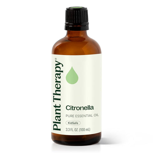 Plant Therapy Citronella Essential Oil, 100 mL (3.3 oz), 100% Pure
