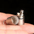 The World's Smallest Kerosene Lighter! Portable Metal Miniature EDC Gear Waterproof Tiny Peanut Lighter