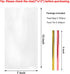 Morepack Bags,200 7x13 Inches Gusset, Cello Cellophane Treat Pieces Clear Plastic Gift Bags with Twist Ties,Party Favor