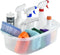Haundry Large Cleaning Caddy with Handle, Sturdy Organizer Basket for Household Cleaning Supplies