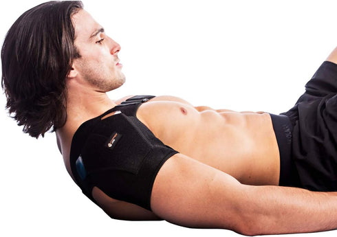 Copper Joe Compression Shoulder Brace - Adjustable Rotator Cuff Support for Shoulder Pain Relief