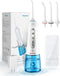 Nicefeel Cordless Water Flosser, 300ML, Portable USB Rechargeable Oral Irrigator, IPX7 Waterproof, 3 Modes, 4 Jet Tips,