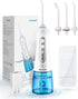 Nicefeel Cordless Water Flosser, 300ML, Portable USB Rechargeable Oral Irrigator, IPX7 Waterproof, 3 Modes, 4 Jet Tips,