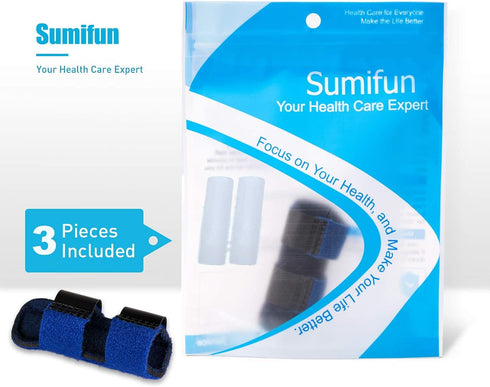Trigger Finger Splints, Finger Brace for Pain Relief, Sport Injuries, Basketball, Senior Tendon Release, Blue