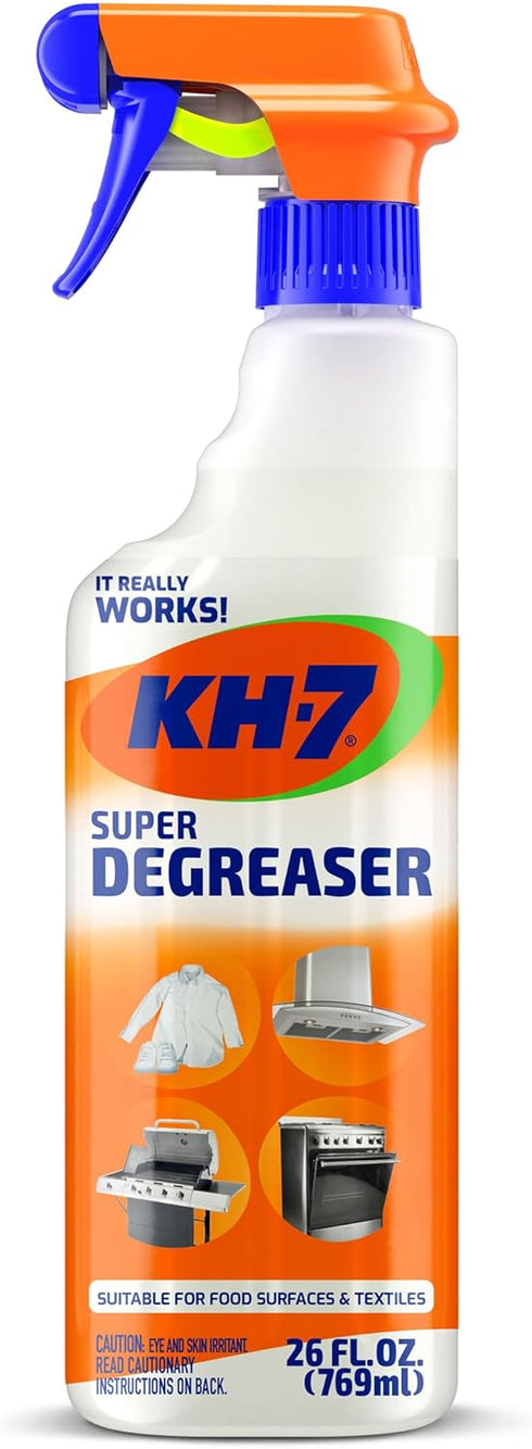 Heavy Duty Degreaser for Oven, Stove, Grill, Food Surfaces, Vehicles, 26 oz
