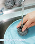 12Pcs Steel Wool Scrubber Pads for Cleaning Dishes, Pots, Ovens, Grills, Stainless Steel Scrubbers, 12 Pack