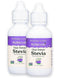 Nunaturals Clear Extract NuStevia, Plant-Based Sweetener, 2 Pack, 2 oz, Plastic