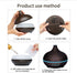 JoySusie 550ml 7 Diffusers for Essential Oils Large Room, Essential Oil Diffusers with Remote Control, Ultrasonic Oil