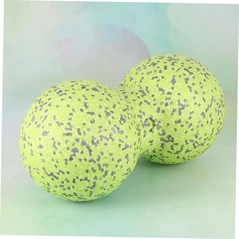 Mikinona Peanut Shape Massage Ball Fluorescent Mini Foam Roller for Deep Tissue Muscle Relief Back Shoulder Neck Waist