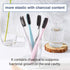 Wangta Soft Toothbrush, 10 Pack (Charcoal), Best Manual Toothbrush for Sensitive Gums and Teeth