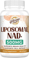 Liposomal NAD+ 500 MG Supplement, Superior Absorption, Healthy Aging, 60 Serving