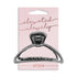 Kitsch Metal Hair Clips for Women, Durable & Elegant Claw Clips, Hematite, 1 Piece