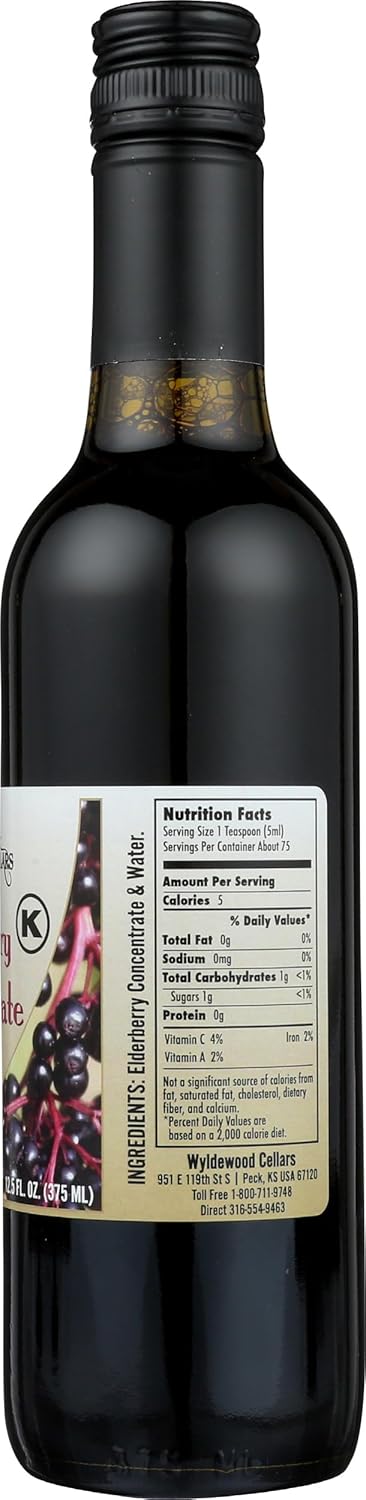 Wyldewood Cellars 12.5 oz. Elderberry Juice Concentrate fl.