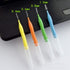 Portable Interdental Brush, 10PCS/Box for Traveling, 0.4-1.5MM Tooth Flossing Head Oral Dental Brush Tool