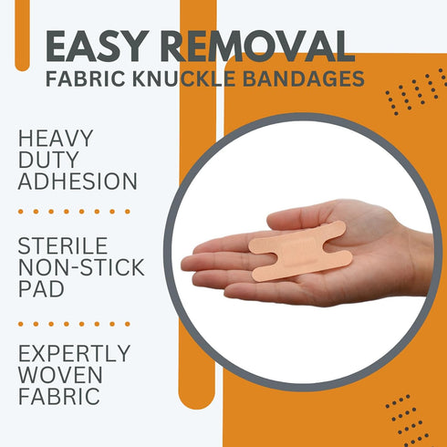 Dealmed Flexible Adhesive Bandages – 100 Count (1 Pack) with Non-Stick Pad, Latex Free, 1 1/2" x 3" for First Aid