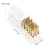 KALLORY 6pcs Brush, Home Wire Metal Head Accessories for Manicure Cleaning Bits Tools, Copper Trimming Nail Bit Drill