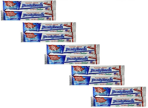 Readybrush Ready Brush Prepasted Disposable Toothbrush 10 count