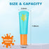 Summer 2Pcs MONVIE Sunscreen Applicator, Refillable and Spill Proof Kids Sunscreen Lotion Applicator with Soft Foam
