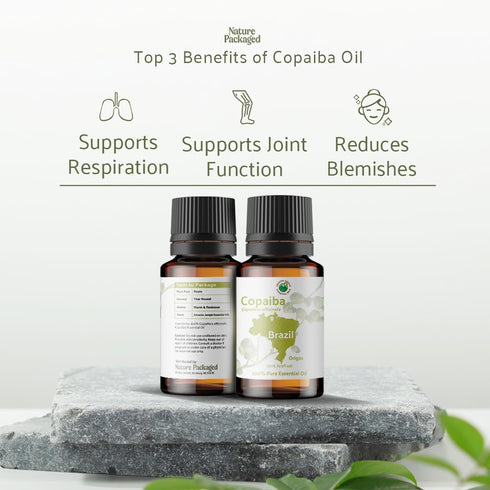Copaiba Essential Oil - Direct from Brazil- Pure Essential Oil for Diffusers at Home | 100% Pure Therapeutic Grade (15ml)
