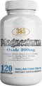 Magnesium 400mg High Potency Supplement, Immune Support, Muscle Recovery, 120 Tablets, USA MADE