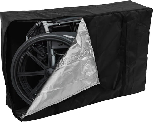 YLMFTNU Rollator Travel Bag, Waterproof Wheelchair Bag for Folding Walker, Wheelchair Travel Bag,