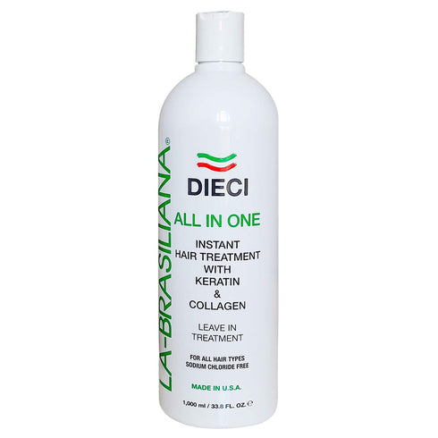 La-Brasiliana Dieci All-In-One Instant Hair Treatment - 33.8 fl.oz.