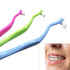 HRASY 4 (4 Orthodontic Toothbrush Small Tuft Toothbrush Tiny Compact Interspace Brush for Dental Implants, Braces