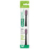 GUM Sonic Powered Toothbrush - Tapered Bristles Clean Below The Gumline, Bundle, Black, 1 Handle + 2 Refills