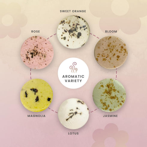 Yuvora Shower Steamers Gift Set, Transform Your Shower into a Spa with 6 Amazing Scents for Self-Care