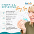 Hyalogic HA Lip Balm - Unflavored, 4.25g Stick - Hyaluronic Acid & Organic Coconut Oil for Dry Lips