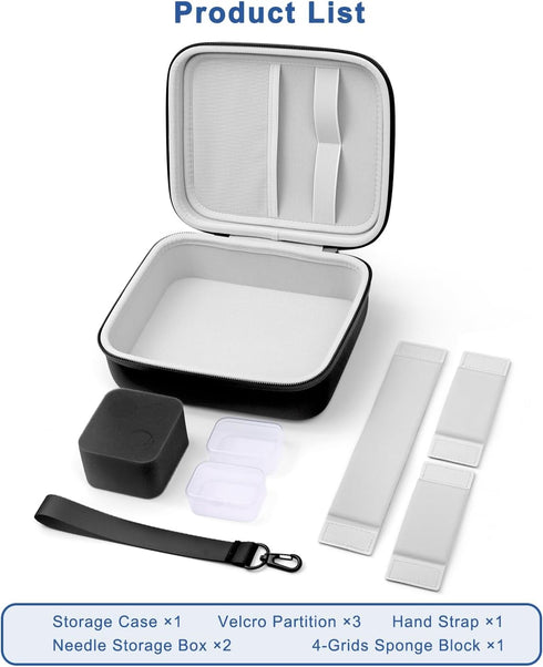Krypthos Diabetic Supplies Travel Case, Portable Diabetes Organizer for Glucose Meter, Blood Sugar Test Strips Kit