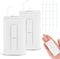 WJIAAA Portable Dental Floss Case, 2 Pcs Refillable Travel Floss Pick Dispenser Storage
