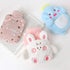 SKUZA 2 5.9 8.6in) Hot Water Bottle,Winter Rubber Hot Water Bottle Rabbit Hot Water Bag with Cute Detachable Fleece