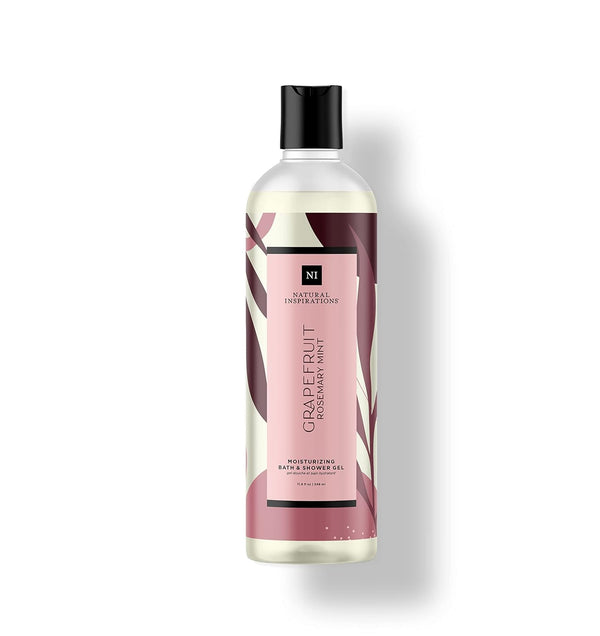 Natural Inspirations Grapefruit Bergamot Bath & Shower Gel - 12.5oz Moisturizing