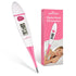 Easy@Home Basal Body Thermometer - BBT for Fertility Prediction with Memory Recall, Accurate Digital Thermometer (Pink)