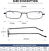 Slim Pocket Blue Light Blocking Reading Glasses with Mini Lightweight Readers and Pen Clip Case