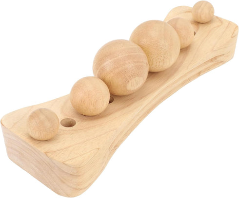 Brrnoo Wood Massage Stretcher for Pelvic Lumbar Relief Tool Adults Neck Back