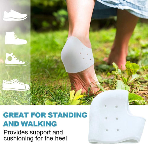 Heel Sleeves, Sumiwish 6PCS Gel Heel Cushion, Support for Plantar Fasciitis, Pain Relief and Cracked Heels