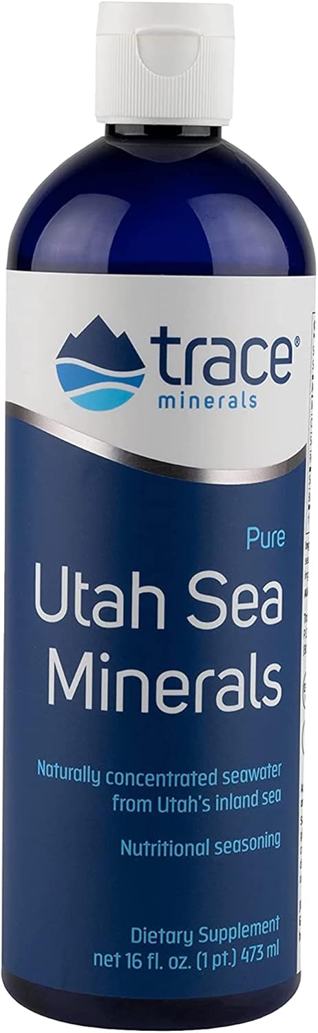 Trace Minerals Pure Utah Sea Minerals Dietary Supplement, 16 fl oz