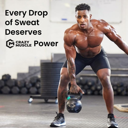 Crazy Muscle BCAA Pills, 2:1:1 Ratio of Branched Chain Amino Acids, 1000mg per Pill, 120 Tablets