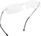 LifeArt Blue Light Blocking Reading Glasses, Men’s & Women’s Rimless Frame, +1.50 Magnification, Anti Eyestrain