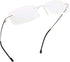 LifeArt Blue Light Blocking Reading Glasses, Men’s & Women’s Rimless Frame, +1.50 Magnification, Anti Eyestrain