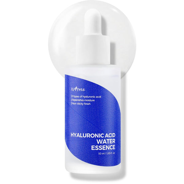 ISNTREE Hyaluronic Acid Water Essence 50ml | Water Serum | Replenishes Moisture, Non-sticky Finish