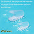 Welnove Toe Separators for Bunions, Gel Overlapping Toe Spacers, Bunion Corrector for Pain Relief, 10 Pack