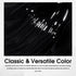 VENALISA Gel Nail Polish, 12ml Black Color Soak Off UV LED Nail Gel for Nail Art Starter Manicure Salon DIY