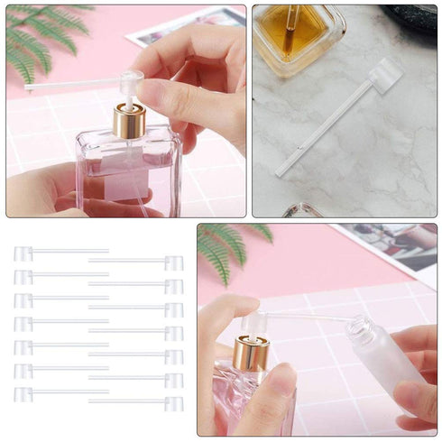 Lurrose 80pcs Perfume Dispenser Pump Tool for Travel Refillable Perfume Spray Bottle, Perfume Refill Pump