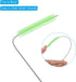 PATIKIL 10"x3/8" Long Straw Brush, 5 Pcs Nylon Pipe Tube Cleaner for Drinking Straws and Pot Spouts, Green
