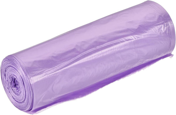 MECCANIXITY 4-6 Gallon Small Trash Bags, Waste Basket Liners for Kitchen, Office, Bathroom, Bedroom, Purple, 20 Counts