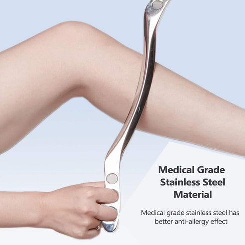 PerGar Stainless Steel Gua Sha Scraping Massage Tool, Muscle Scraper Massage Tool, Comfortable Massage Scraping Board