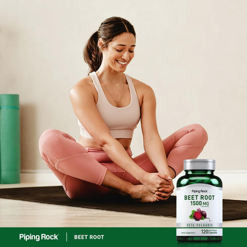Piping Rock Beet Root Capsules 1500 mg | 120 Pills | Non-GMO, Gluten Free Extract Supplements
